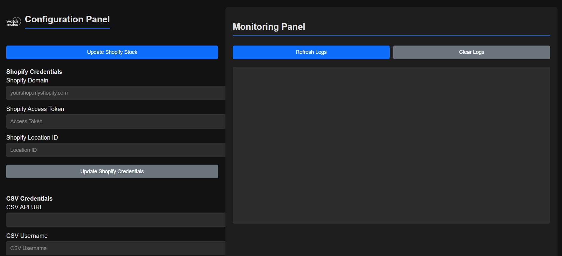 Shopify Voorraad Updater